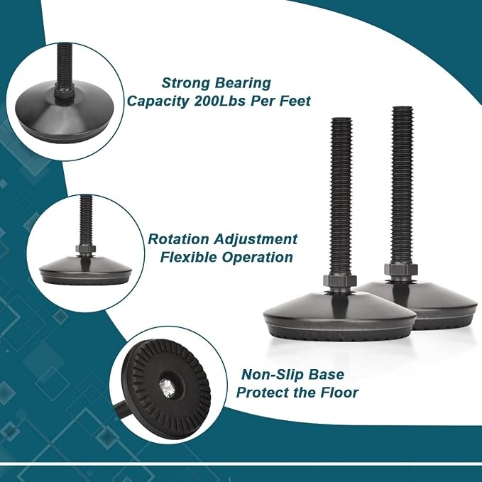 M10 Adjustable Leveling Feet - Image 3