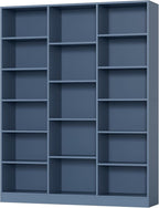 FACBOTALL Triple Wide Bookshelf, 6 Tier Large Bookshelf, Bookcase - Image 8