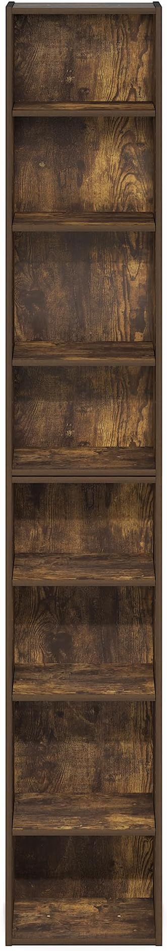 Furinno PASIR Book Shelf, 8-Tier Bookshelf, Bookcase - Image 7