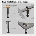 Bed Support Legs, 6.2-8 in Heavy Duty Metal Furniture Feet - Image 5