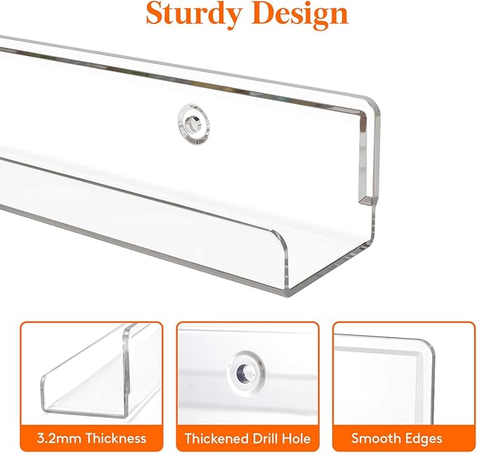 Lifewit Narrow Floating Shelves - Image 5