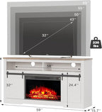 YESHOMY Fireplace TV Stand for Television up to 65+ Inch - Image 7