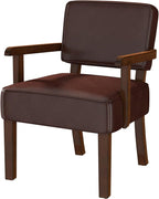 FAGAGA Accent Chair, PU Leather Living Room Chairs Oversized - Image 5