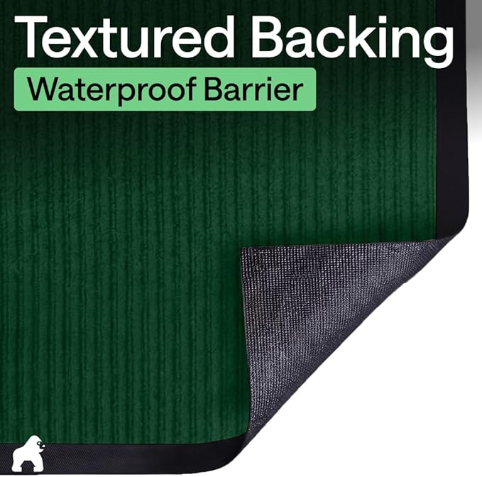 GORILLA GRIP Waterproof Traffic Guard Door Mat, 2 Pack Indoor Outdoor Durable - Image 6