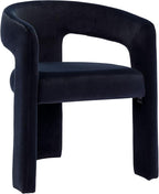 BESTANO Modern Velvet Fabric Upholstered Dining Chairs by BESTANO
