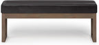 SIMPLIHOME Milltown Large Ottoman Bench - Image 4