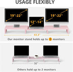 TAVR Dual Monitor Stand Riser, Computer Monitor Stands - Image 5
