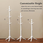 Solid Wood Coat Rack Stand, Morden Heavy Duty Coat Hanger Stand - Image 4