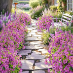 ATTGREAT Artificial Flowers for Outdoors UV Resistant, 24 Bundles(Purple) - Image 5
