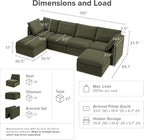 mopio Oversized Modular Sectional Sofa - Image 2