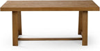 Plank+Beam 72 Inch Farmhouse Dining Table, Solid Wood Rustic Kitchen Table - Image 6