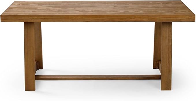 Plank+Beam 72 Inch Farmhouse Dining Table, Solid Wood Rustic Kitchen Table - Image 6