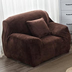vctops 1-Piece Velvet Plush Stretch Chair Sofa Slipcover Soft Fuzzy Fluffy by vctops