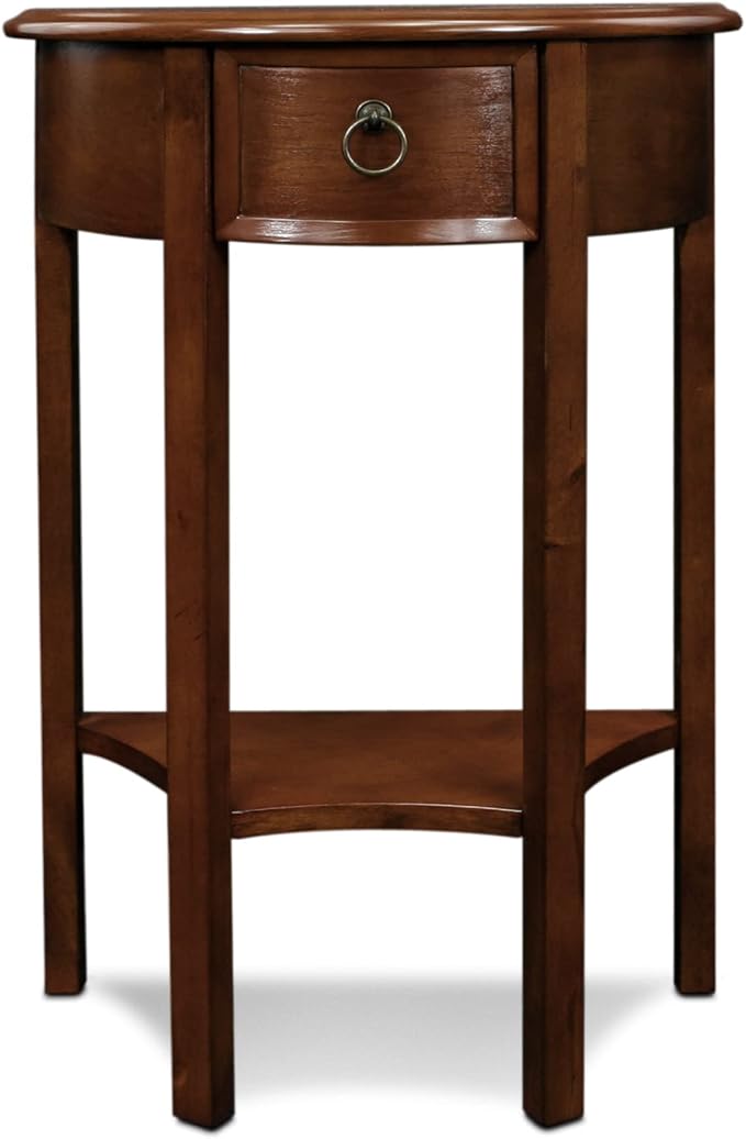 Seneca Solid Wood Demilune Console Table by LeickFurniture