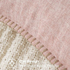MIULEE Decorative Couch Throw Pillow Covers 20x20 Inch Pink 2 Pack | Farmhouse - Image 2