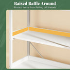 Huuger 5 Tier Bookshelf, Display Bookshelf - Image 5