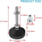Luomorgo 4 Pcs M8 Leveling Feet - Image 2