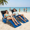 Outdoor Chaise Lounge Chair, Folding Tanning Chair by GarveeLife