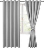 Blackout Curtains for Bedroom, 60 x 84 Inch, 2 Panels | Thermal Insulated & by Hiasan