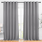 NICETOWN Blackout Silver Grey Curtains & Drapes by NICETOWN