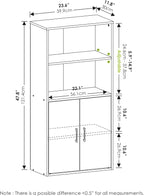Furinno Pasir 4-Tier Storage Bookcase - Image 3