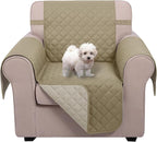 U-NICE HOME Reversible Recliner Chair Covers, Light Camel/Beige | 23''Armchair by U-NICEHOME