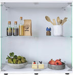 LFT HUIMEI2Y Glass Display Cabinet 2-Shelf - Image 7
