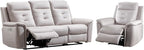 ANJ 2-Piece Oversied Faux Leather Power Recliner Sofa Set - Image 8