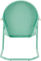 Crosley Furniture Griffith Outdoor Chair, Retro Metal Patio Chairs - Image 5