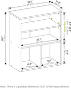 Furinno PASIR Book Shelf, 3-Tier Display Bookshelf - Image 3