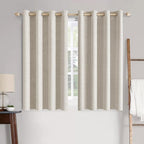 MIULEE 100% Blackout Linen Curtains by MIULEE