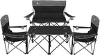 Camping Chair Set of 3, Outdoor Folding Camping Chairs by CAMPHILL