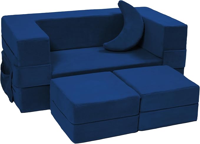 Elftopia Modular Kids Sofa, Toddler Couch Foam Armchair by Elftopia
