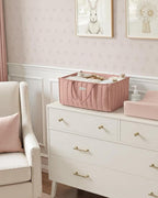 Blissful Diary Baby Diaper Caddy Organizer, Stylish Storage Basket - Image 8