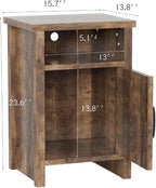 YESHOMY Farmhouse Modern Nightstand - Image 2