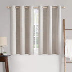 MIULEE 100% Blackout Linen Curtains by MIULEE