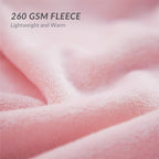 Bedsure GentleSoft Fleece Blankets King Size Pink - Image 6