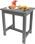 GARDENSTAR Adirondack Square Side Table, one-Tier Outdoor end Table, Patio Side - Image 7