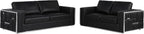 Blackjack Furniture Catania Modern Top Grain Italian Leather Sofa Set by BlackjackFurniture