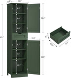 Iwell Tall Bathroom Storage Cabinet - Image 3