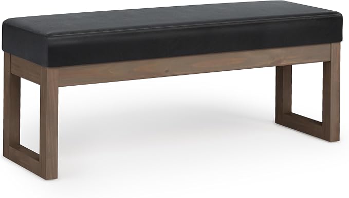 SIMPLIHOME Milltown Large Ottoman Bench by SimpliHome