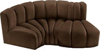 Meridian Furniture 103Brown-S3D Arc Collection Modern | Contemporary Modular - Image 5