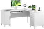 Bush Home 60-Inch L-Shaped Desk by BushHome