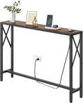Gewudraw 41.8" Console Table, Narrow Behind The Couch Table by Gewudraw