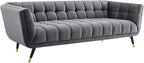 Modway Adept Contemporary Mid-Century Modern Performance Velvet Upholstered - Image 3