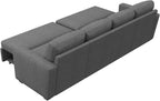 HONBAY Modular Sectional Sleeper Sofa Bed, - Image 6