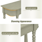 Retro Curved Console Table - Image 4
