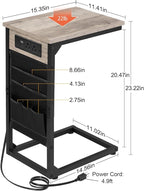 AMHANCIBLE C Shaped End Table - Image 3