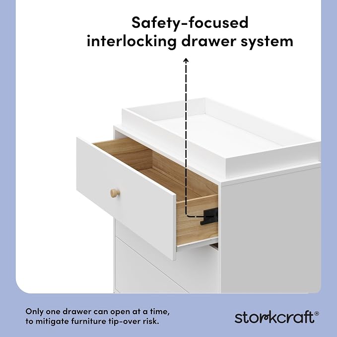 Storkcraft California 3-Drawer Chest - Image 6