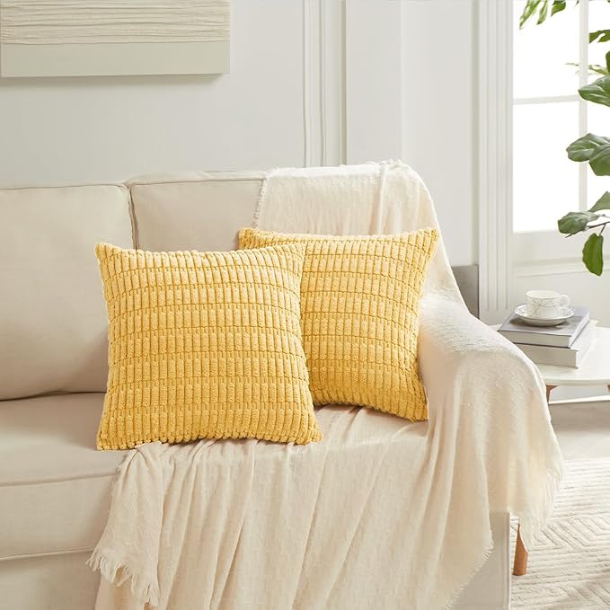 Fancy Homi 4 Packs Decorative Throw Pillow Covers - Image 6